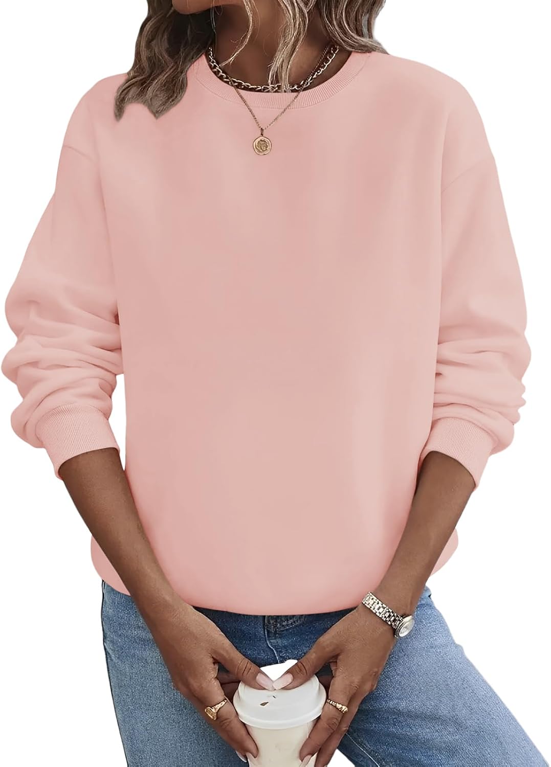 TICTICMIMI Loose Fit Sweatshirt for Women