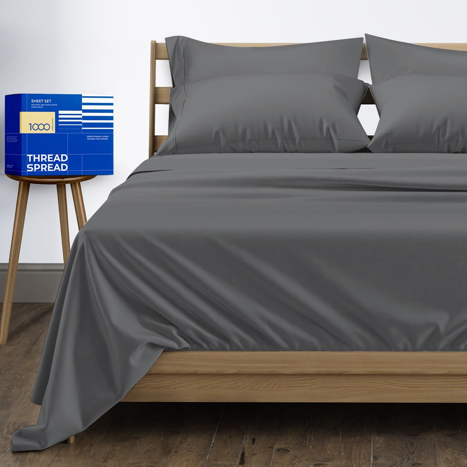Luxurious 100% Pure Egyptian Cotton King Size Sheets Set
