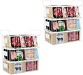 Freezer Storage Organize Baskets 6 Pack - Stackable Deep Freezer Bins