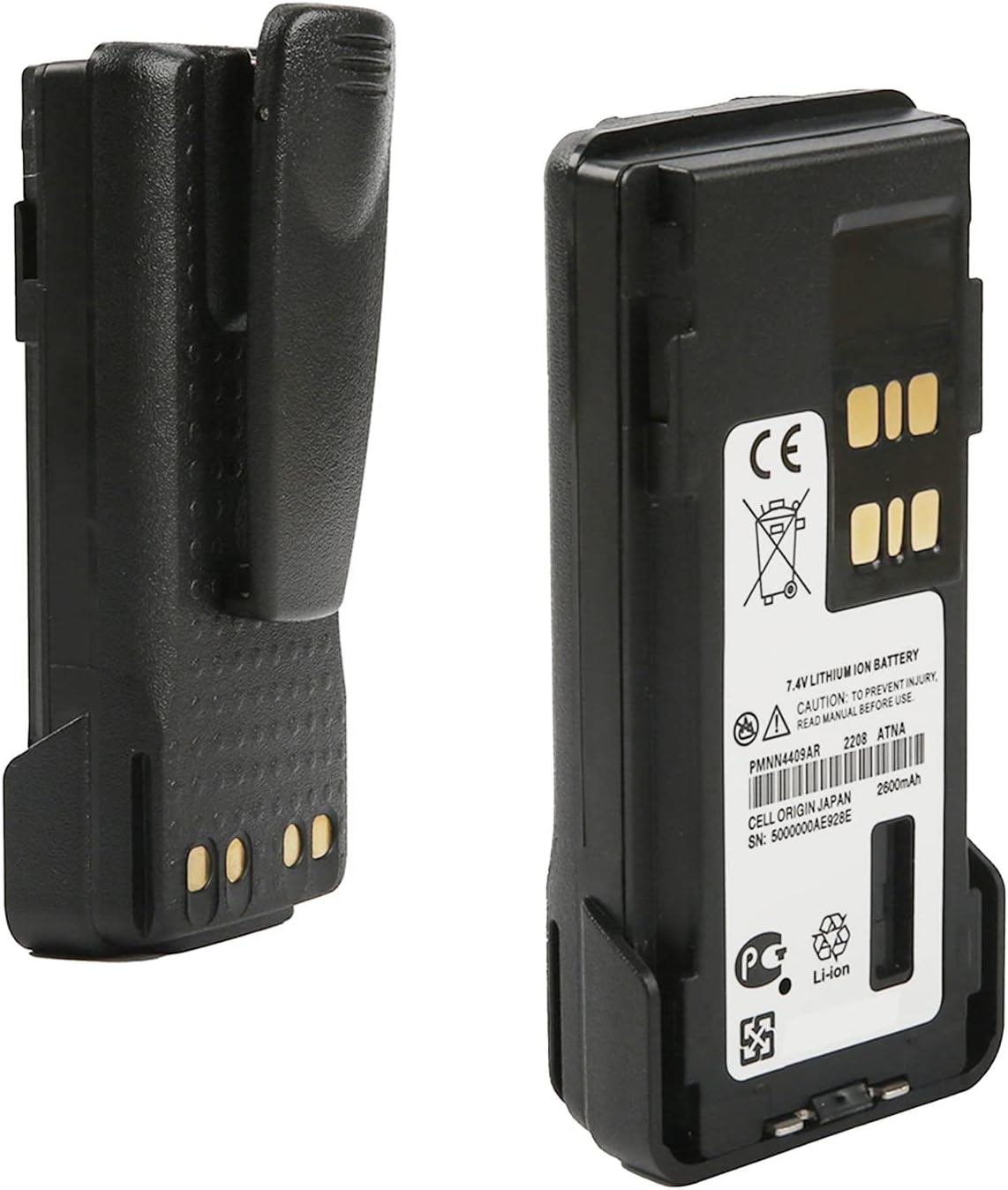 7.4v 2600mAh IMPRES Battery for Motorola APX4000 and More