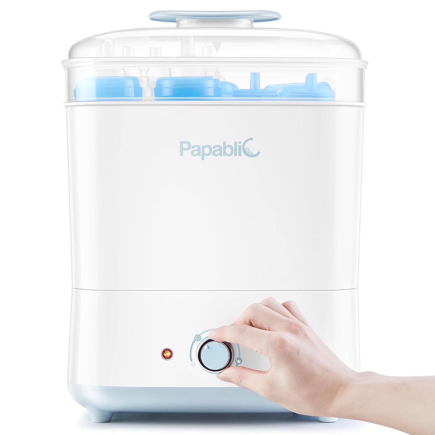 Papablic Electric Baby Bottle Sterilizer: Sanitize 11 Bottles Effortlessly