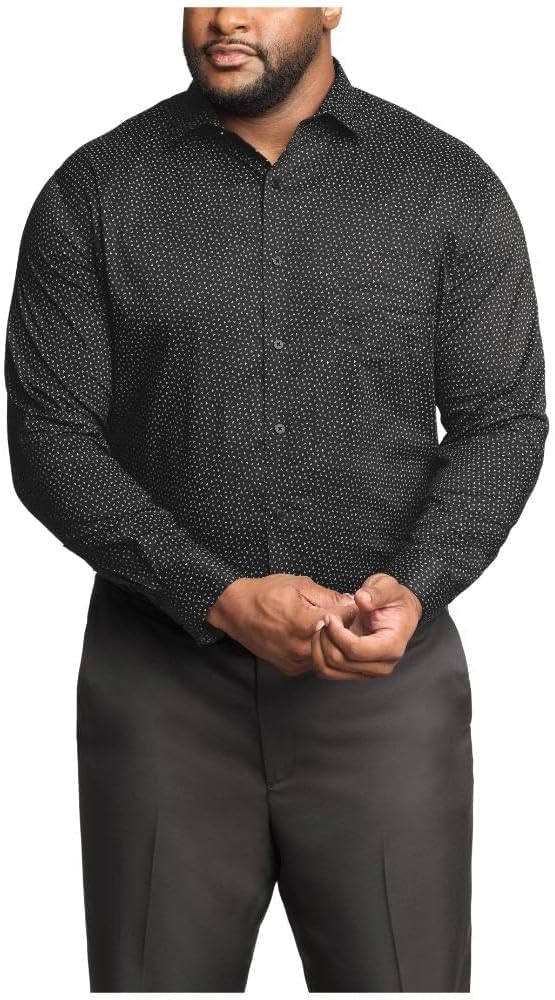 Van Heusen Men's TALL FIT Dress Shirt: Ultra Wrinkle Free Comfort