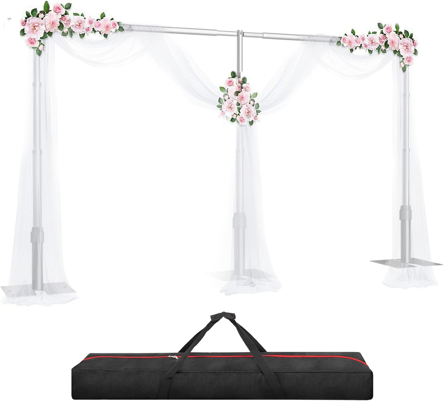 Heavy Duty Backdrop Stand for Weddings and Parties - 8.6x20ft