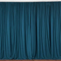lovemyfabric Dark Teal Polyester Backdrop Curtain 58in x 108in