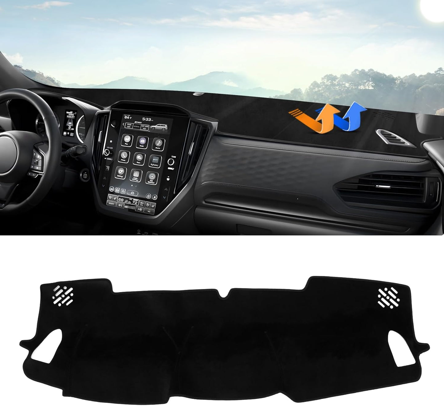 Custom Fit Dashboard Cover Mat for 2025 2026 Subaru Forester