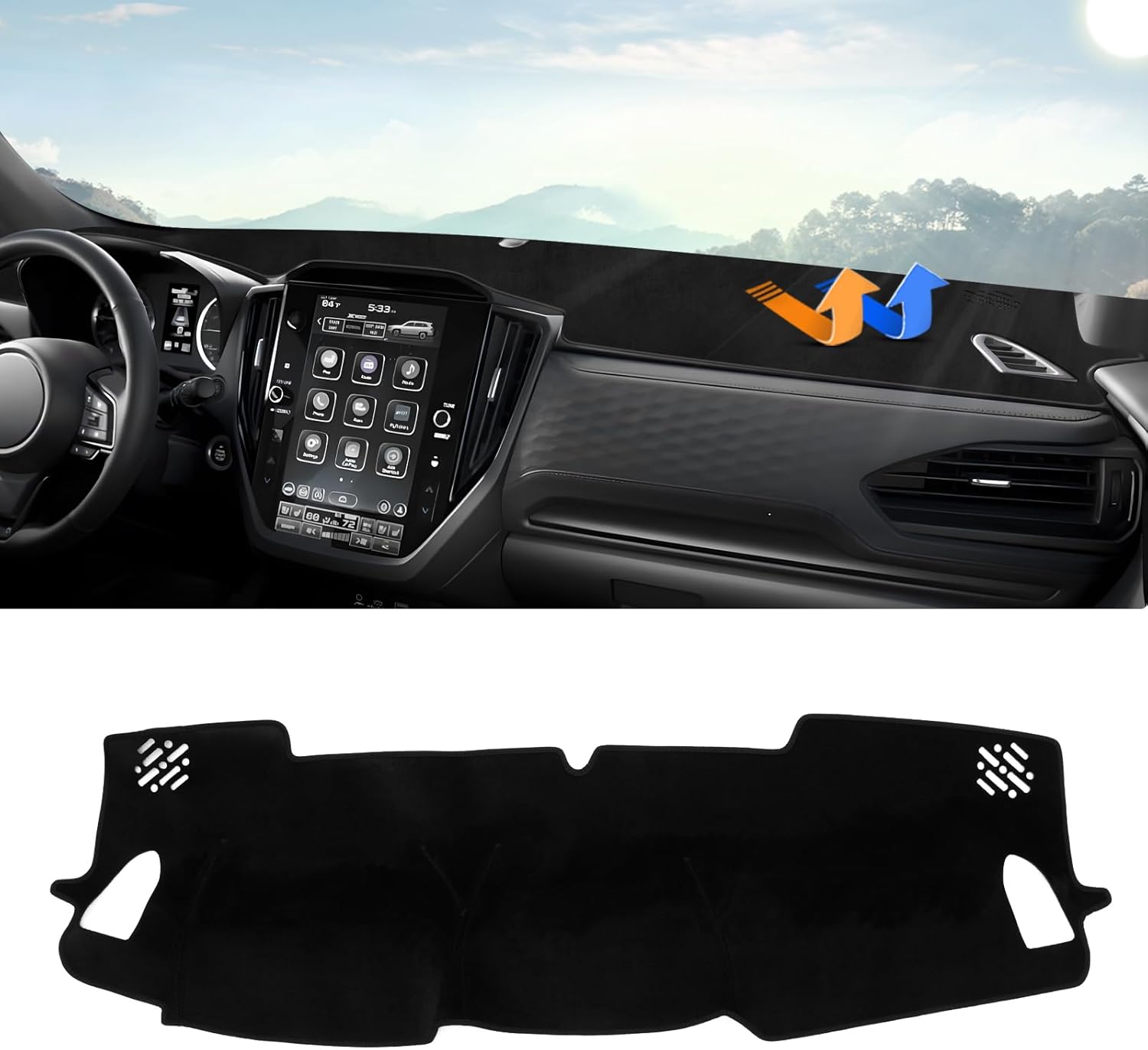 Custom Fit Dashboard Cover Mat for 2025 2026 Subaru Forester