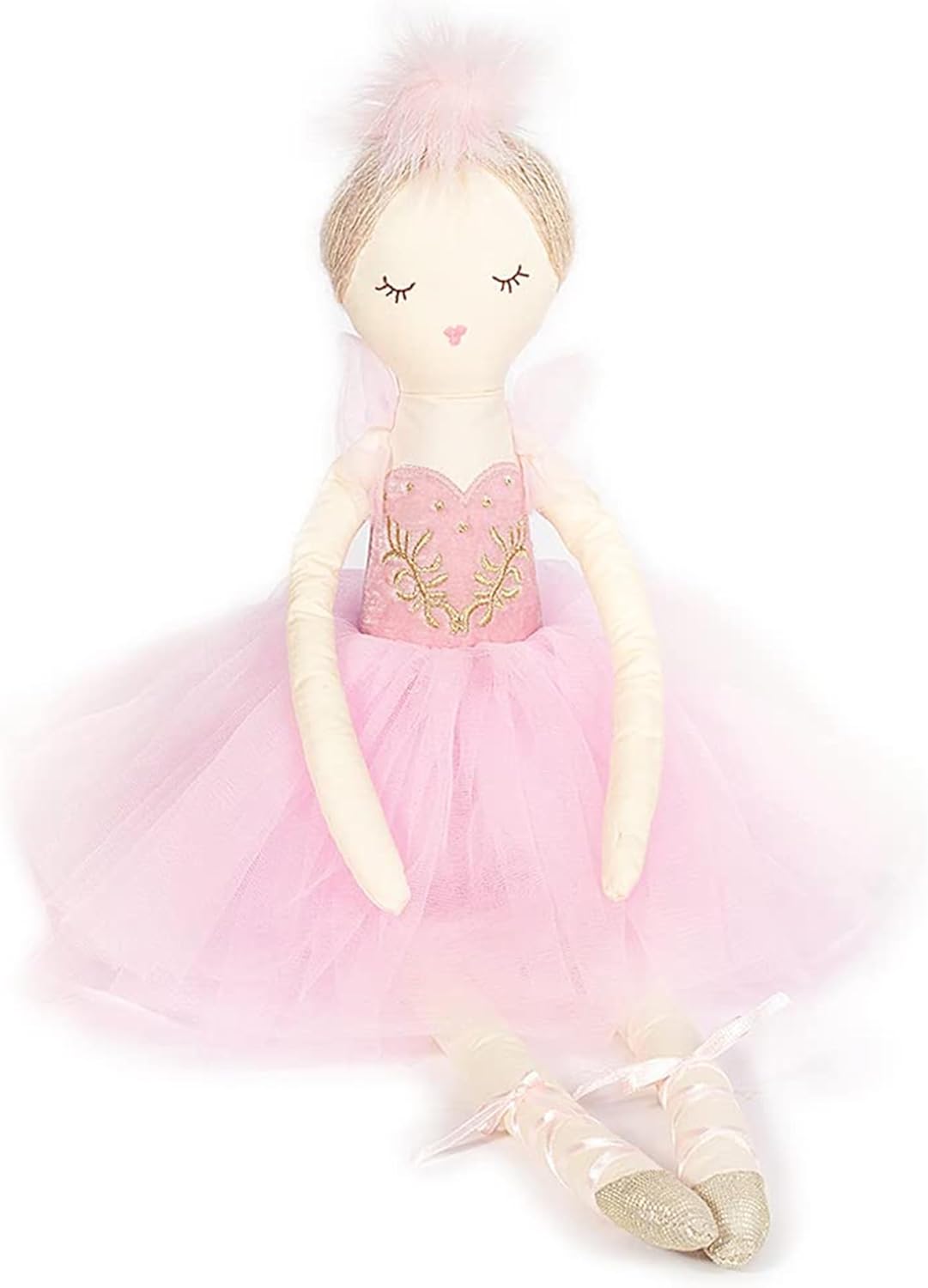 Mon Ami Swan Princess Ballerina Doll - Soft Plush Toy for Kids