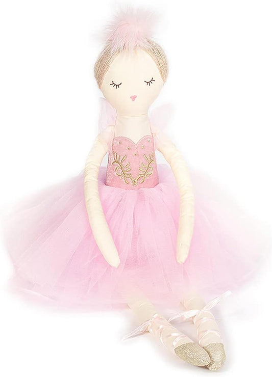 Mon Ami Swan Princess Ballerina Doll - Soft Plush Toy for Kids