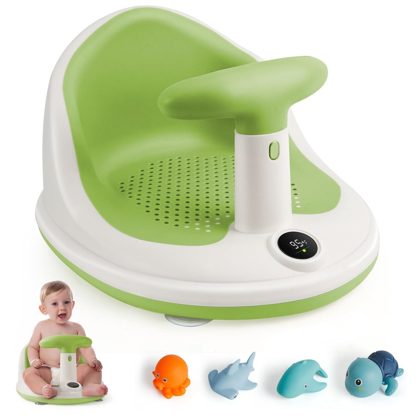 Baby Bath Seat Set - Safe & Fun Bath Time