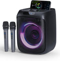 Karaoke Machine for Adults with Two Wireless Mics - Portable Party