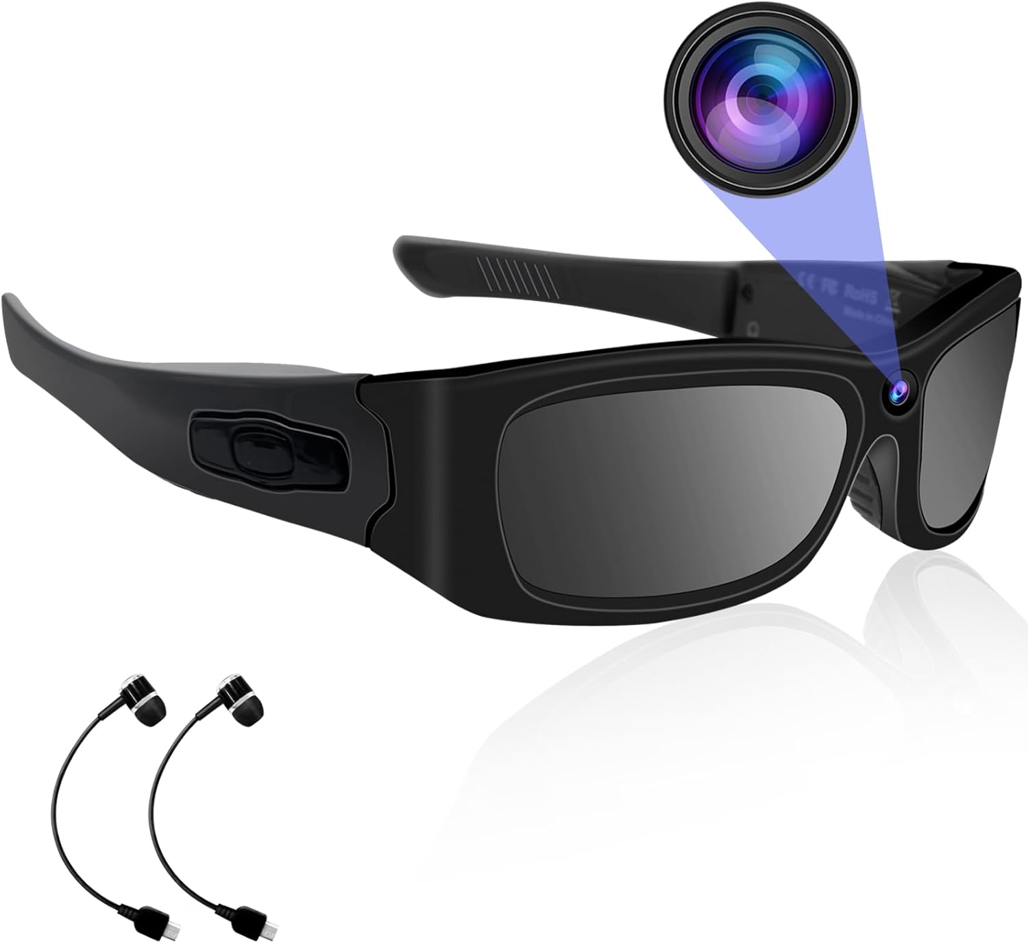 1080P HD Bluetooth Sunglasses: Capture Your Adventures!