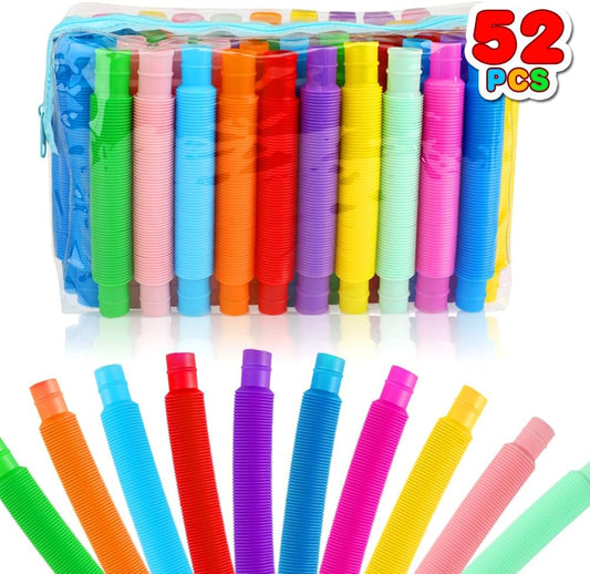 Fun Sensory Pop Tubes 52-Pack - Perfect for Kids!