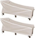 Patio Lounge Chair Cover Waterproof Chaise Lounge 86L x 32W - 2Pack