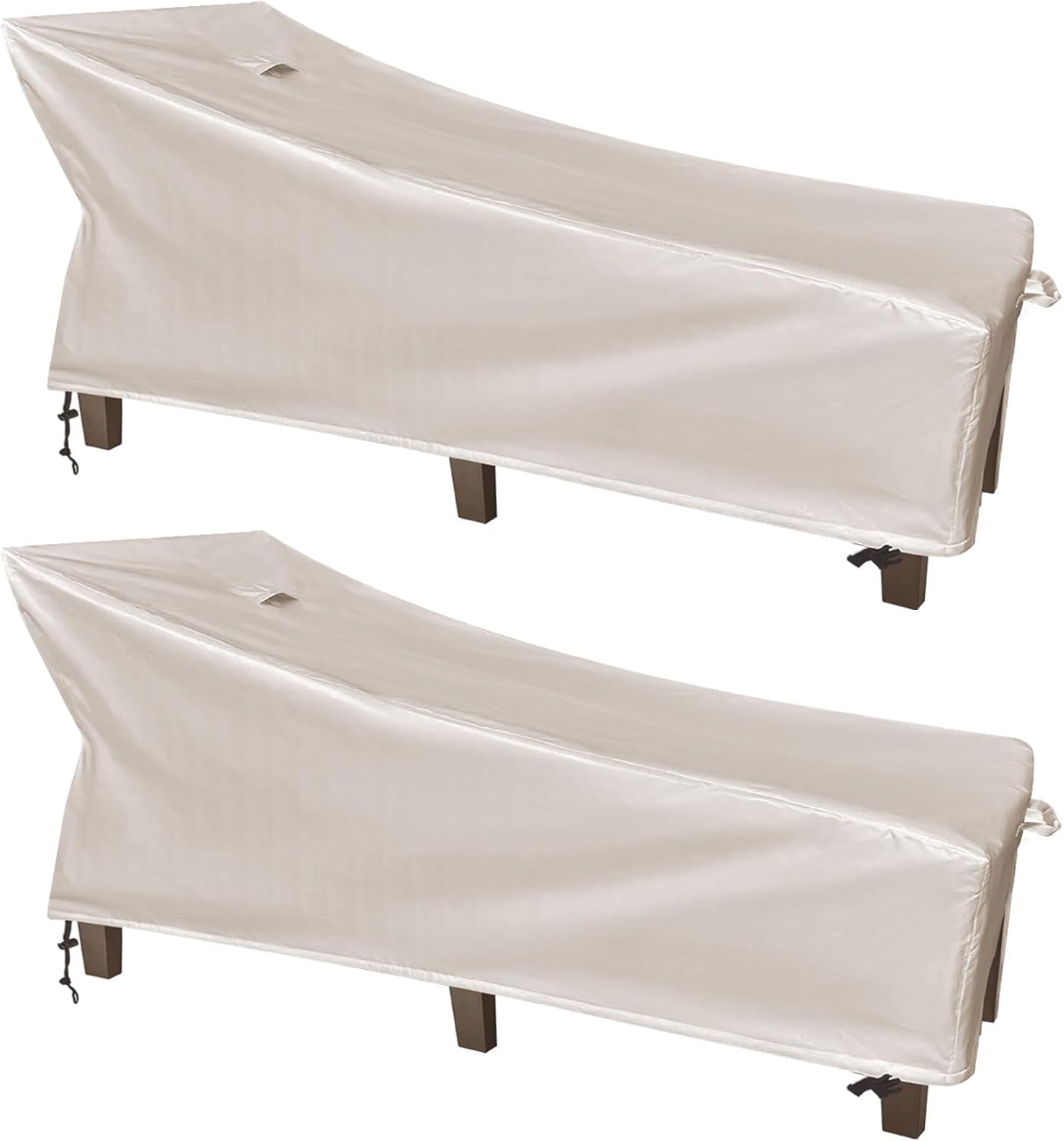 Patio Lounge Chair Cover Waterproof Outdoor Chaise Lounge 2Pack