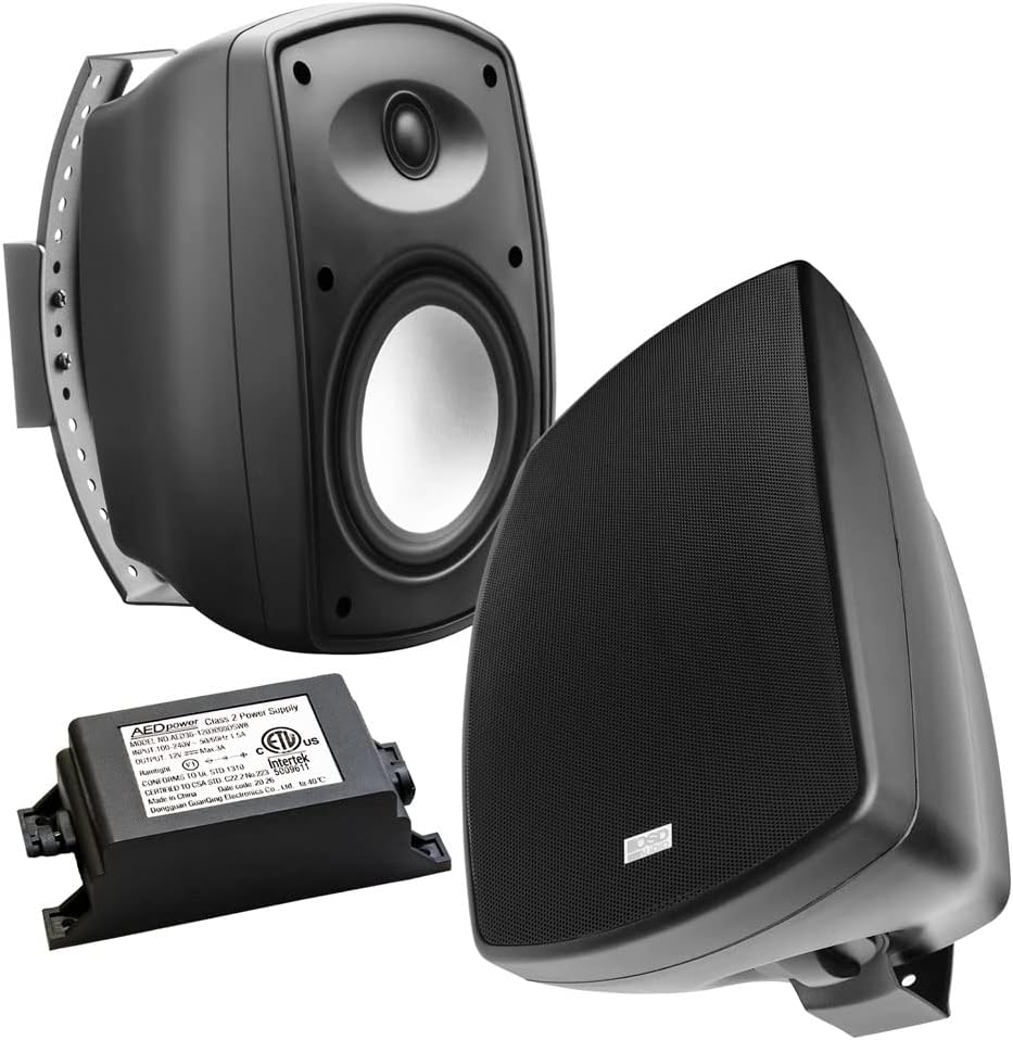 OSD Audio 5.25 Wireless Bluetooth Outdoor Patio Speakers Pair