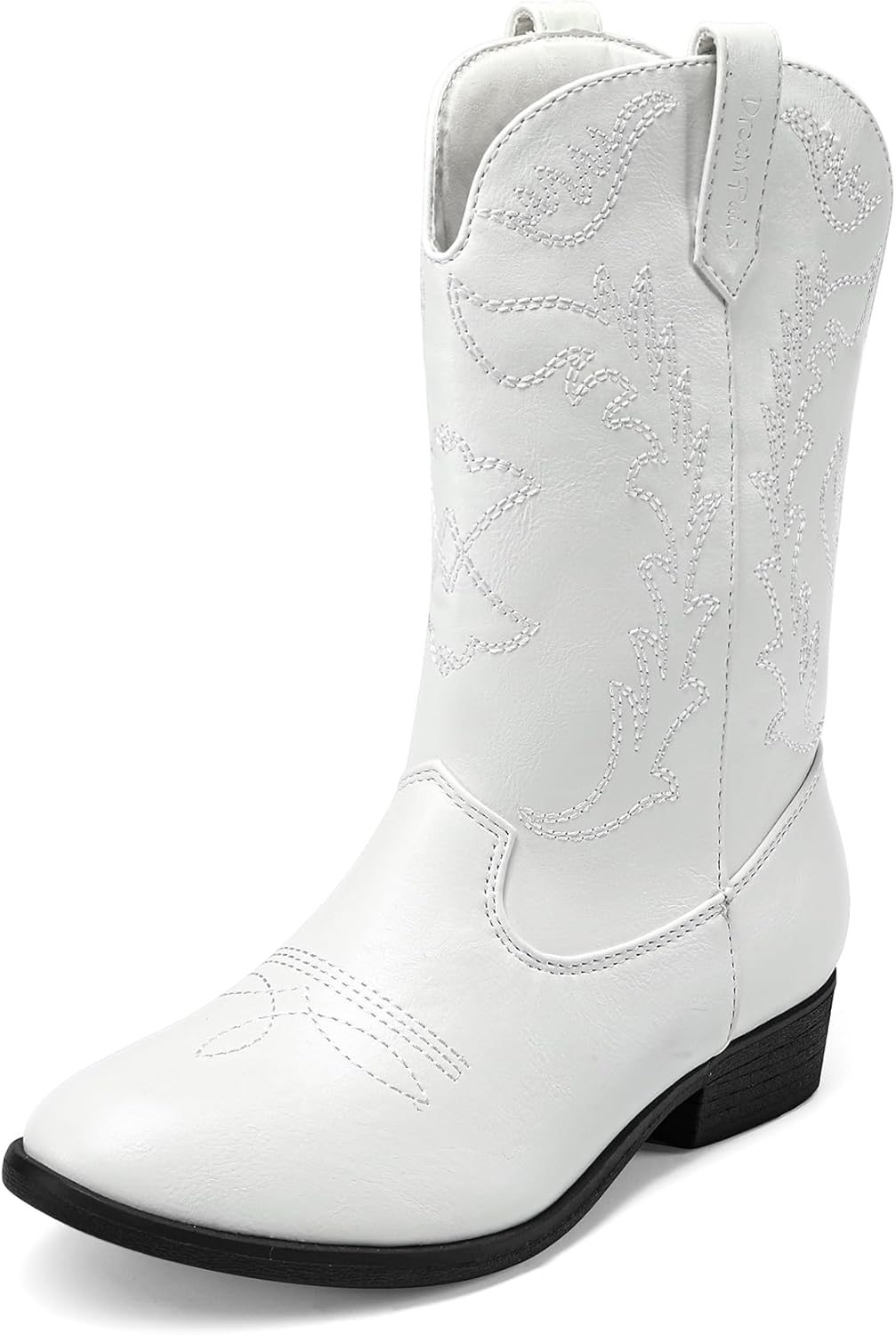DREAM PAIRS Cowgirl Cowboy Western Boots for Girls Stylish Fun