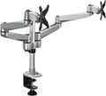 Dual Monitor Desk Mount with Full Motion Swivel Arms for Ergonomics