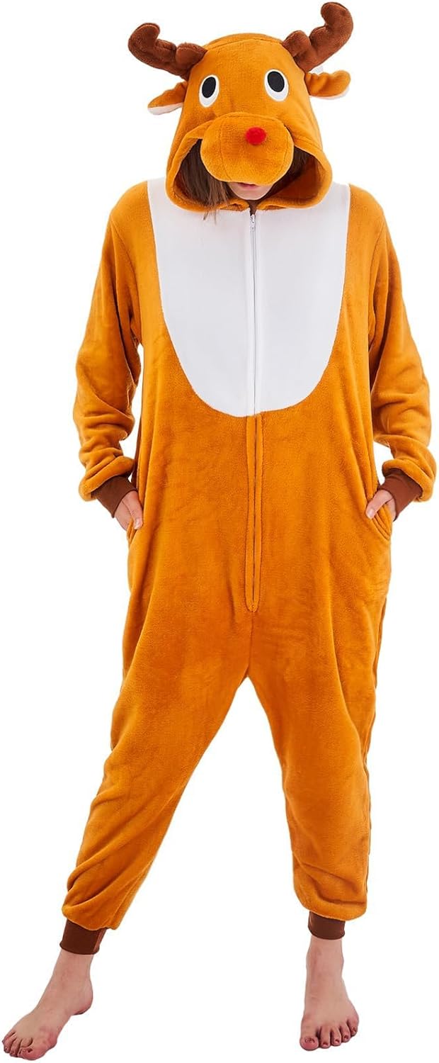DKRUW Adult Onesie Pajamas for Fun Halloween Cosplay