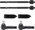 TRQ Front Steering Kit Rack & Pinion Bellow Tie Rod - Direct Fit