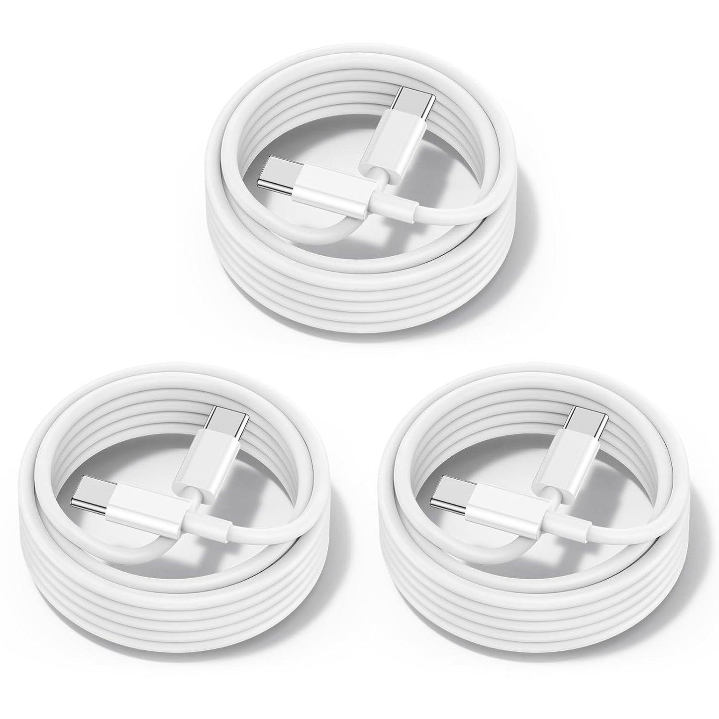 Fast Charge Trio: 60W USB-C iPhone 15 Cable [3Pack]
