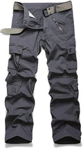 Women's Cotton Casual Military Cargo Pants with 8 Pockets