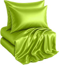 Casa Platino Satin Bed Sheets Set King Size - Soft, Cooling Comfort