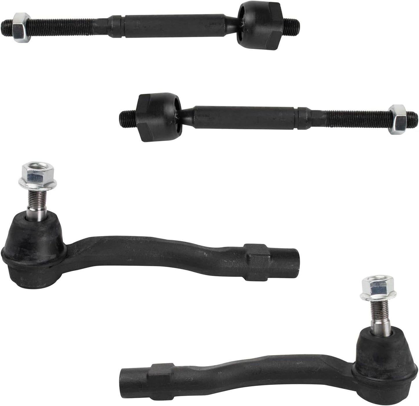 TRQ Front Tie Rod Set for 2014-2018 Mazda 3 and 6 Models
