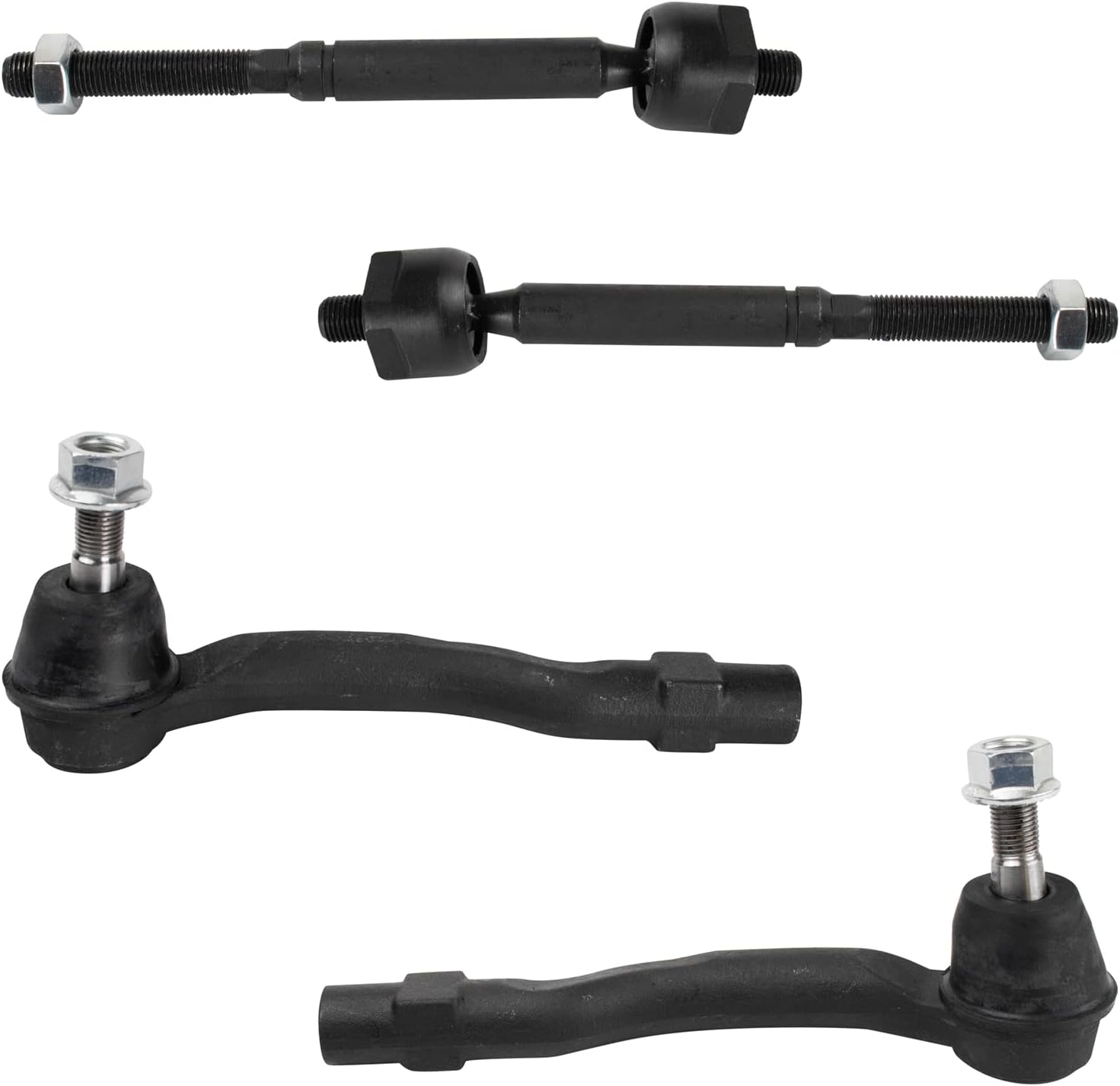 TRQ Front Tie Rod Set for 2014-2018 Mazda 3 and 6 Models
