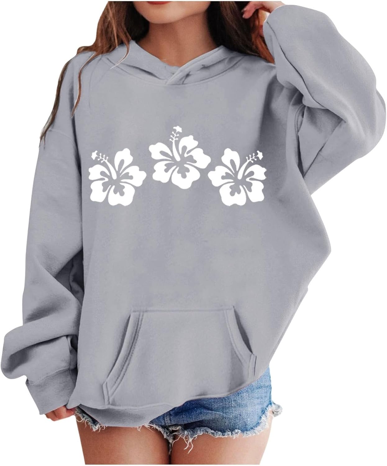 Ocean Pink Graphic Hoodie: Cute & Comfy!