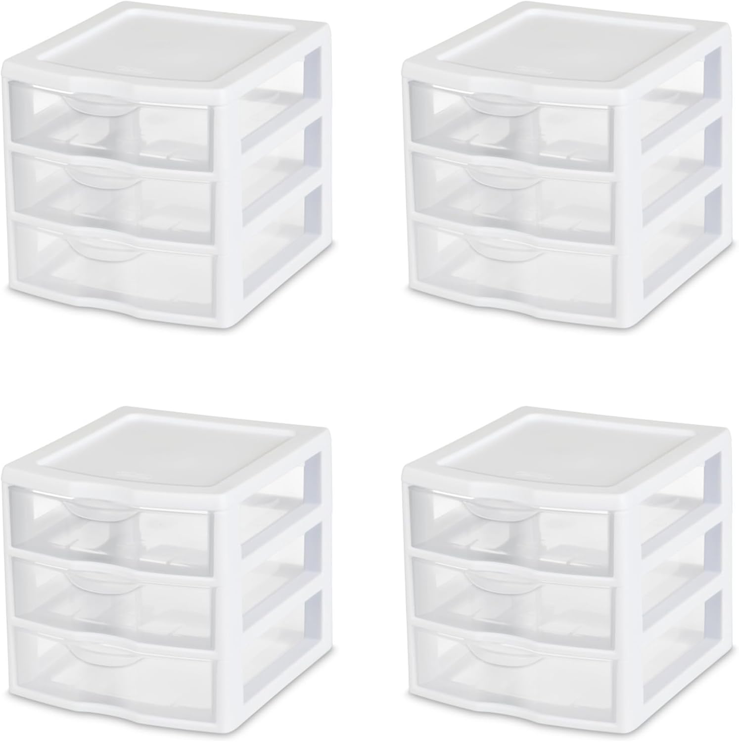 Organize with Ease: Sterilite 3-Drawer Storage Set