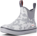 Showave Men's Deck Boots Waterproof Ankle Rubber Rain Boots - Non-Slip