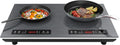 VBGK Double Induction Cooktop 24 in 4000W Dual Burner - Fast, Energy
