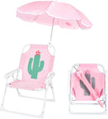 Kids Beach Chair with Umbrella - Foldable Sun Shade for 1-5 Year Olds