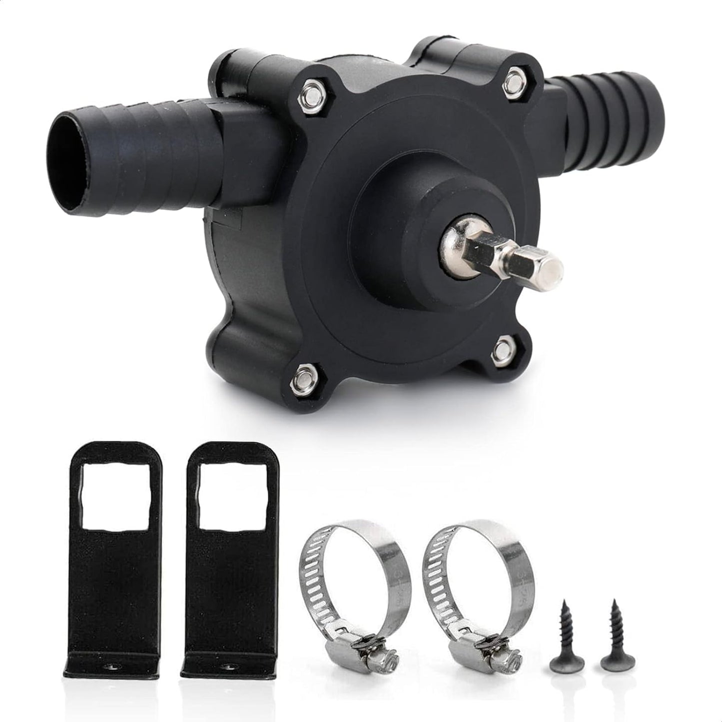 Versatile Electric Drill Pump - Easy Transfer, Compact Design