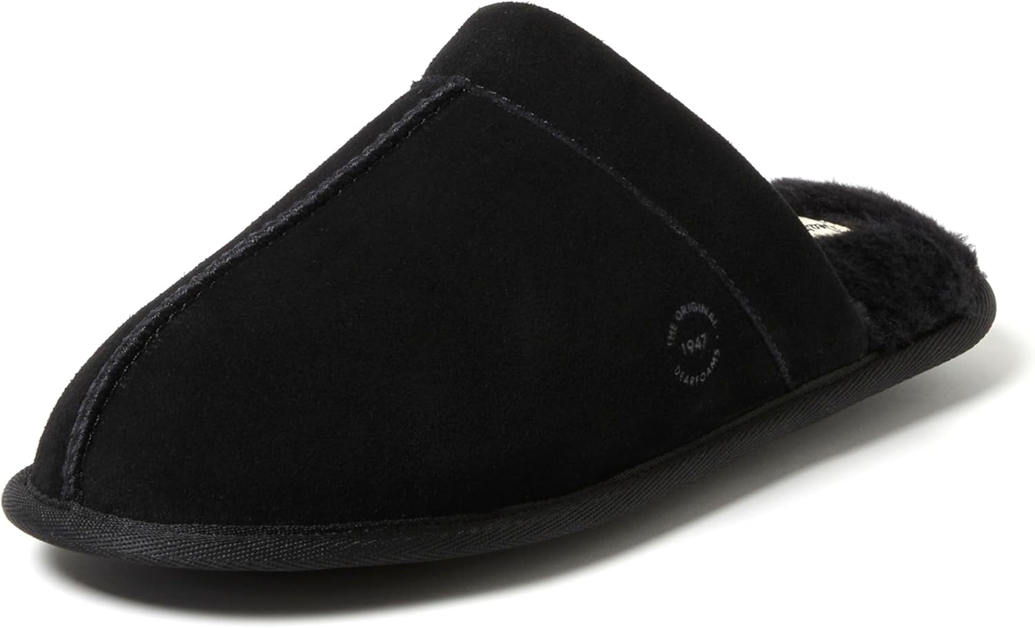 Bradford Genuine Suede House Shoe Scuff Slipper for Men