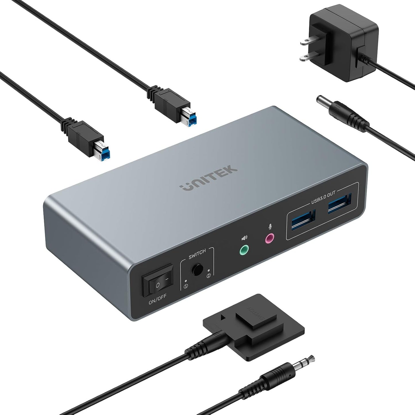 Unitek HDMI KVM Switch for Dual Monitors and USB Devices