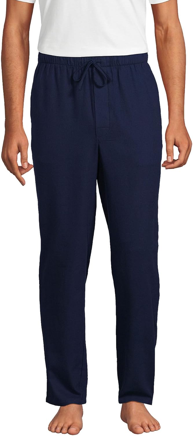 Lands' End Men's Flannel Pajama Pants for Ultimate Comfort