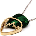 Soundwave Shaped Guitar Pick Holder Necklace - Wear Your Music Close