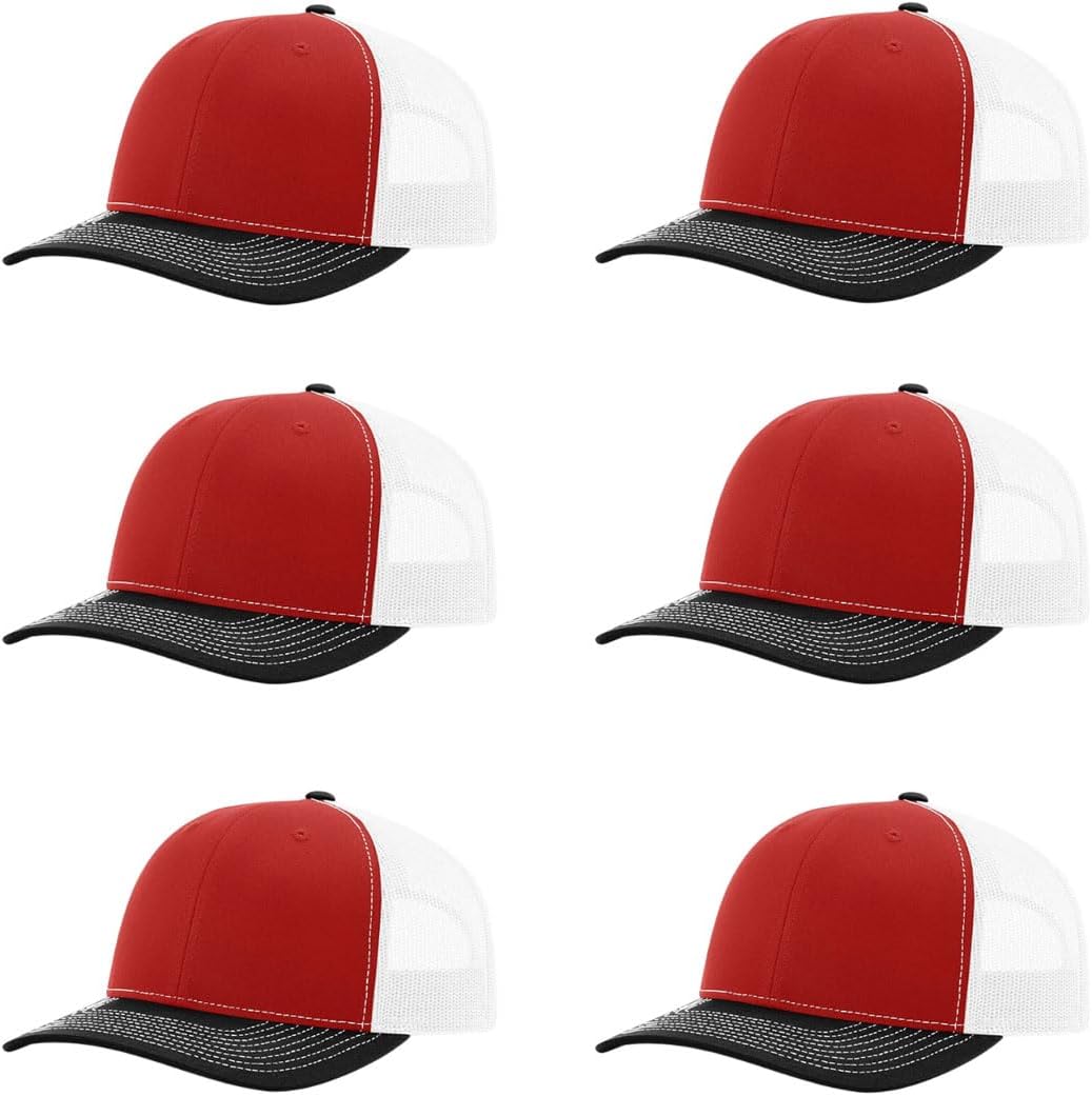 Richardson 112 Classic Six-Panel Adjustable Snapback Trucker Cap