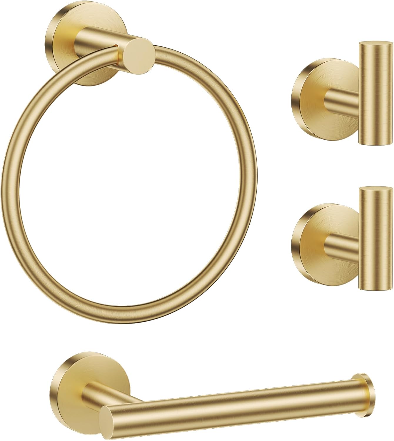 Lairuier Bathroom Hardware Set: Stylish 4-Piece Towel Holder