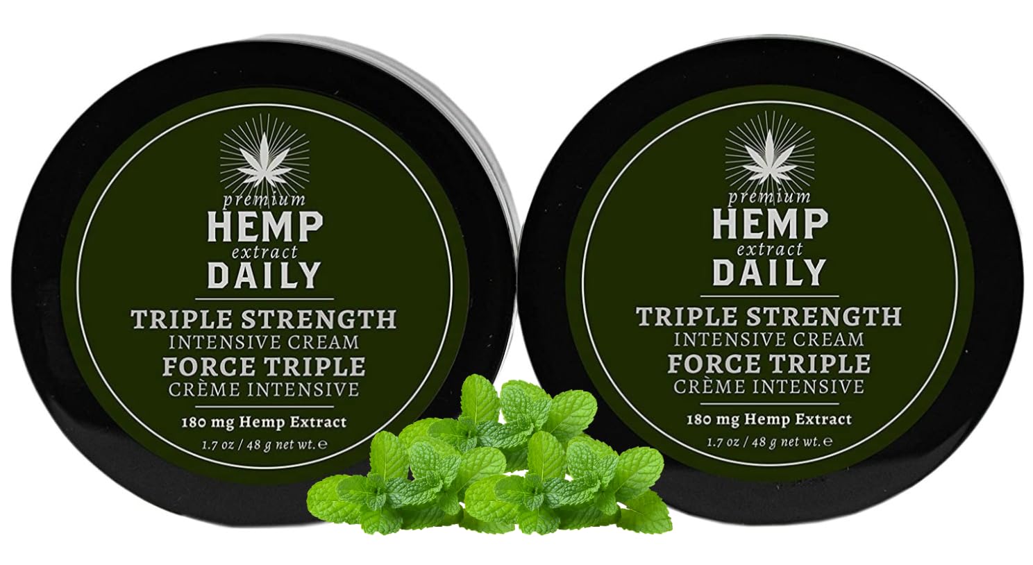 Premium Hemp Daily Triple Intensive Cream for Muscle Relief