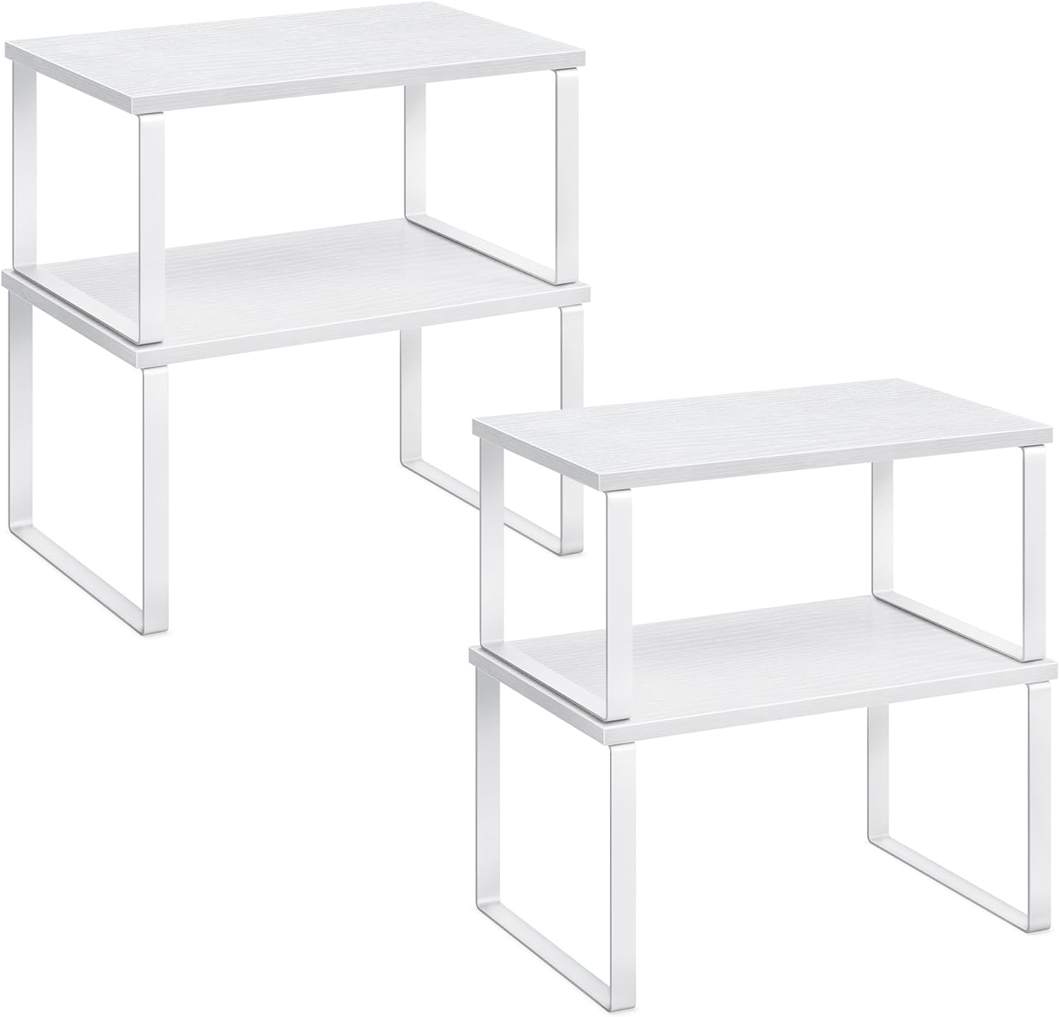 SONGMICS Kitchen Organizer Shelf Set of 4 for Versatile Storage