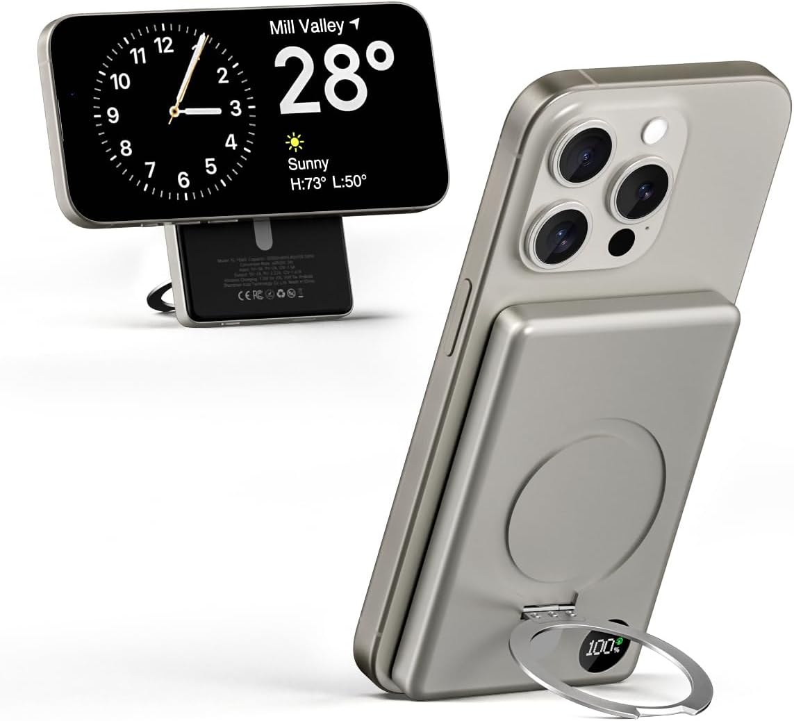 Kuulaa Magnetic Battery Pack 10000mAh with Fast Charging Features