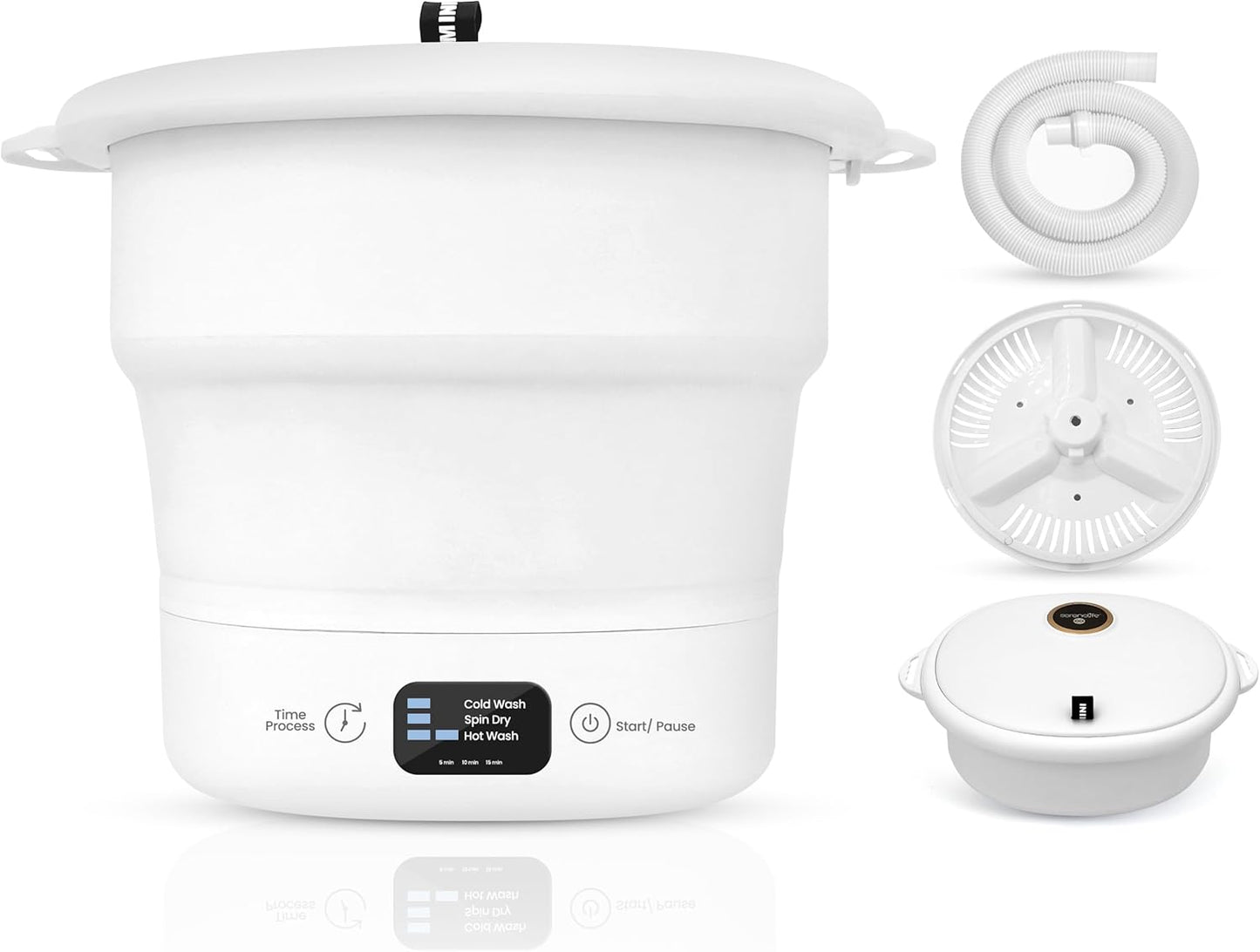 SereneLife Portable Mini Washer - Compact & Energy-Saving
