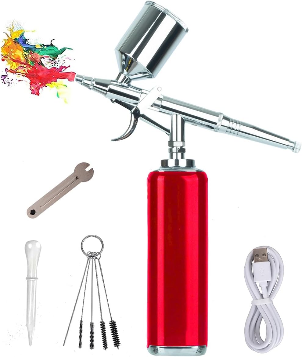 Airbrush Kit with Compressor for Nails, Cake Decor, Makeup