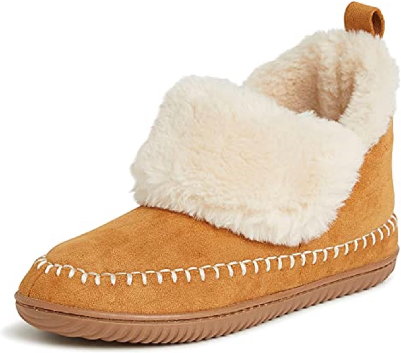 Dearfoams Women's Moritz Cozy Bootie Slipper for Indoor/Outdoor