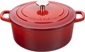 Enameled Cast Iron Dutch Oven Pot 7 Quart - Even Heat for Baking