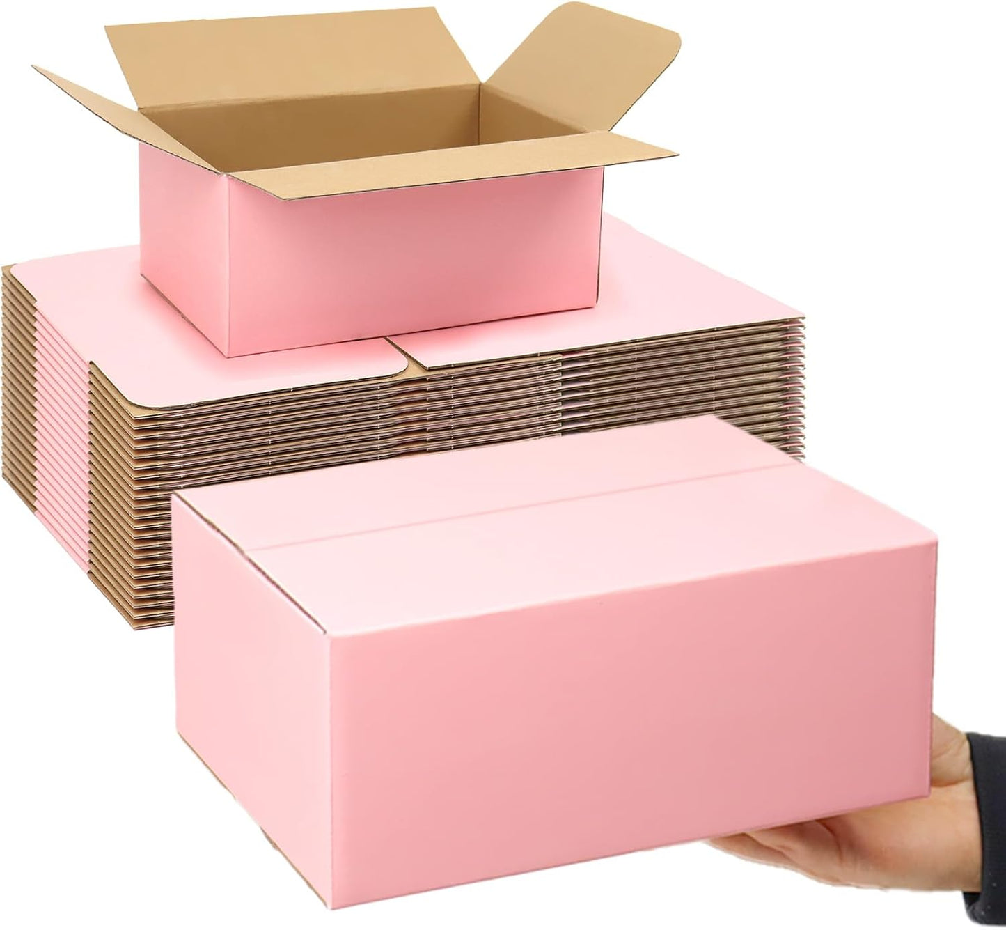Shipping Boxes Medium 9x6x4 Inches for Small Business Needs