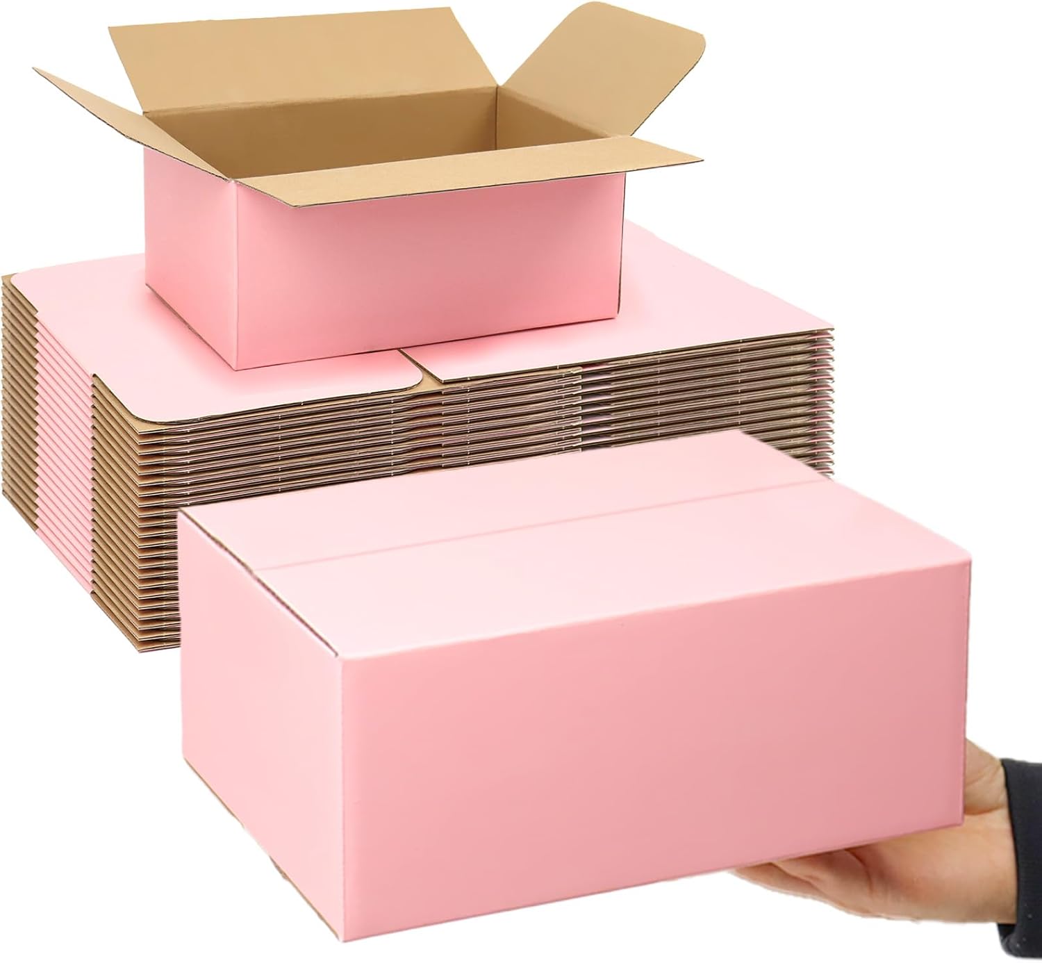 Shipping Boxes Medium 9x6x4 Inches for Small Business Needs