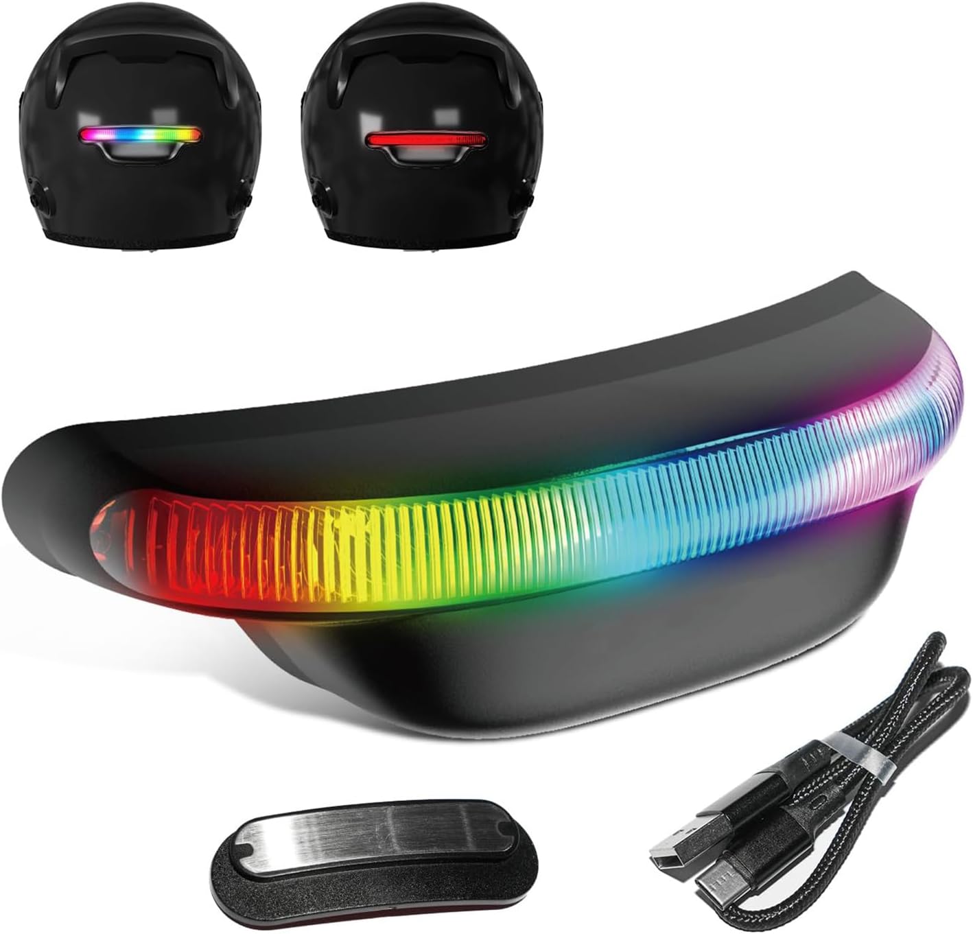 Helmet Brake Light for Motorcycle Safety